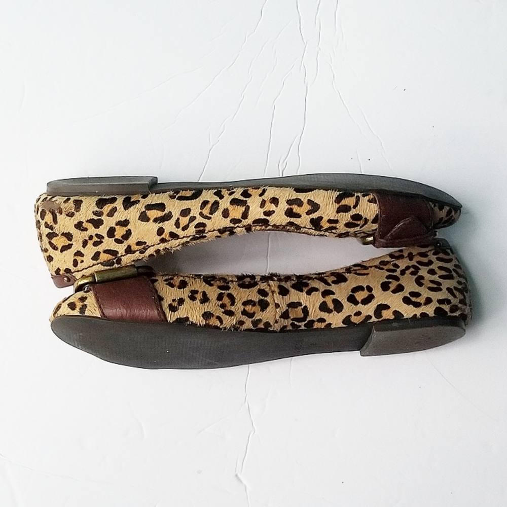 Fossil Animal Print Buckle Flats - Picture 3 of 8